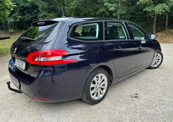 Peugeot 308 cena 23900 przebieg: 218000, rok produkcji 2014 z Góra małe 352